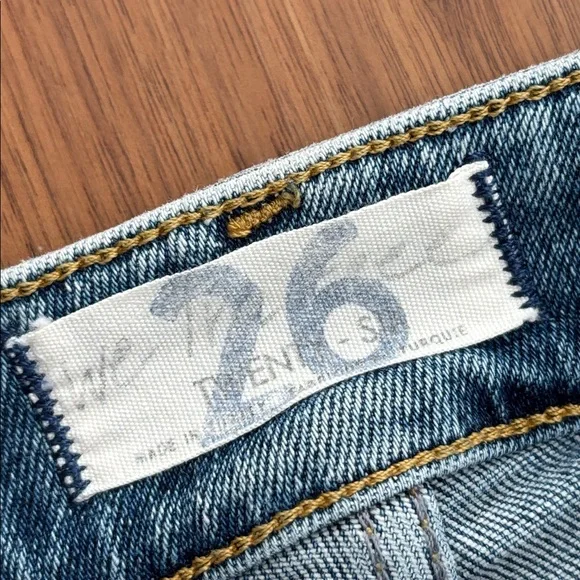 FREE PEOPLE SIERRA HIGH RISE SKINNY JEANS RAW HEM - Picture 7 of 11